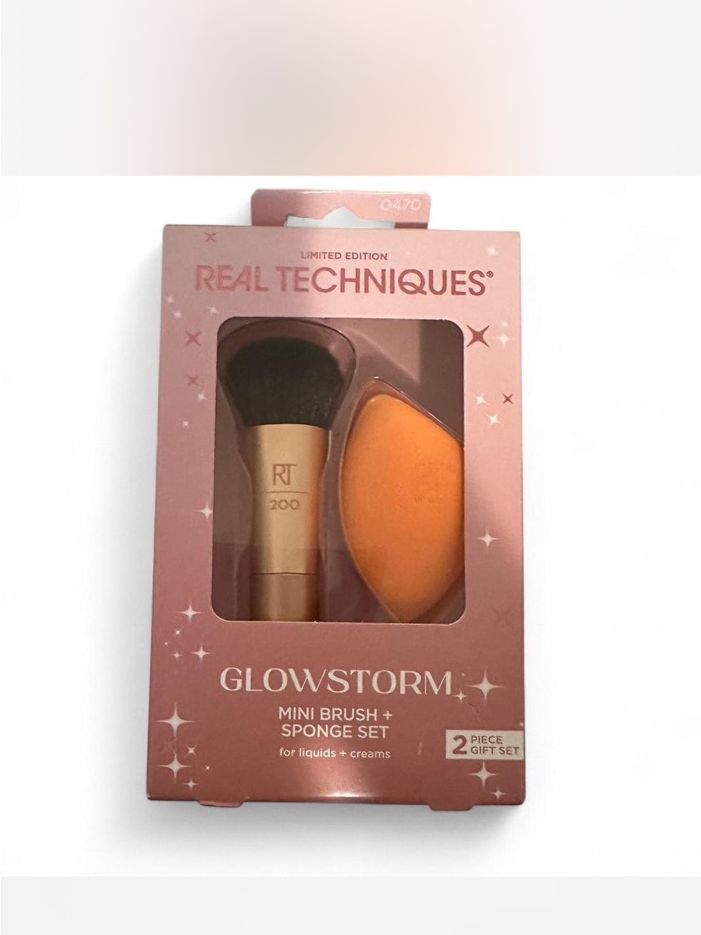 Real Techniques Glowstorm Mini Brush & Sponge Set
